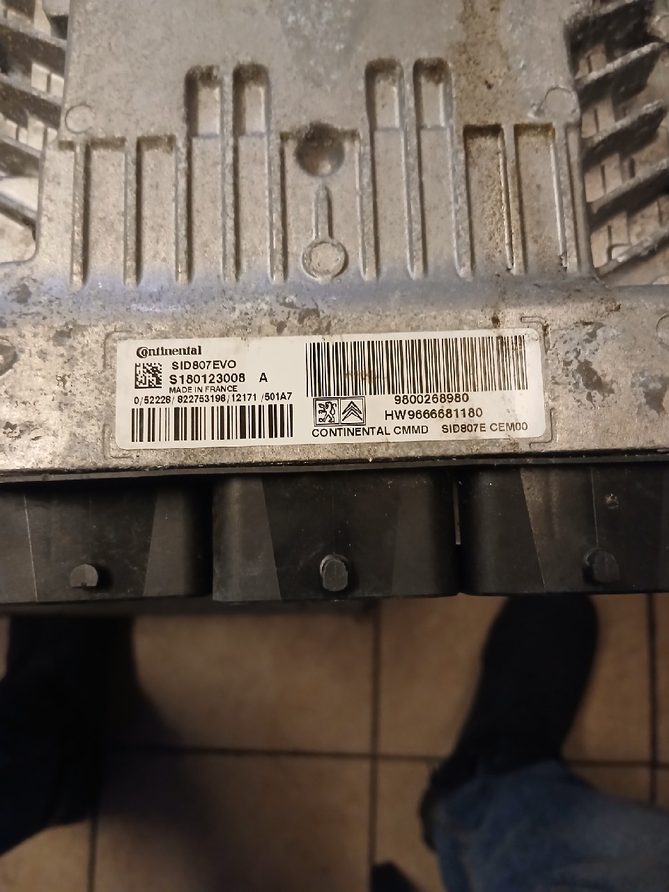 SID807EVO 9800268980 БЛОК КЕРУВАННЯ ДВИГУНА 