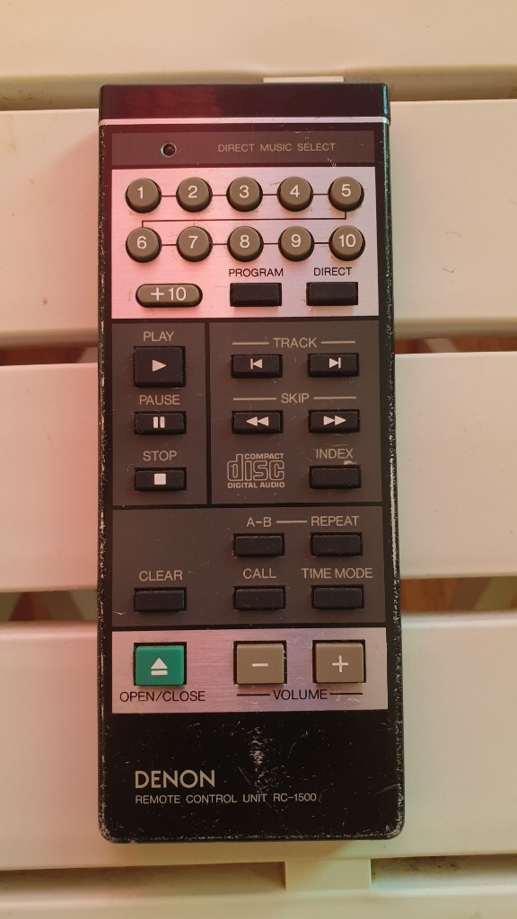 Oryginalny pilot Denon RC1500 do CD Denona Łódź Kup teraz na
