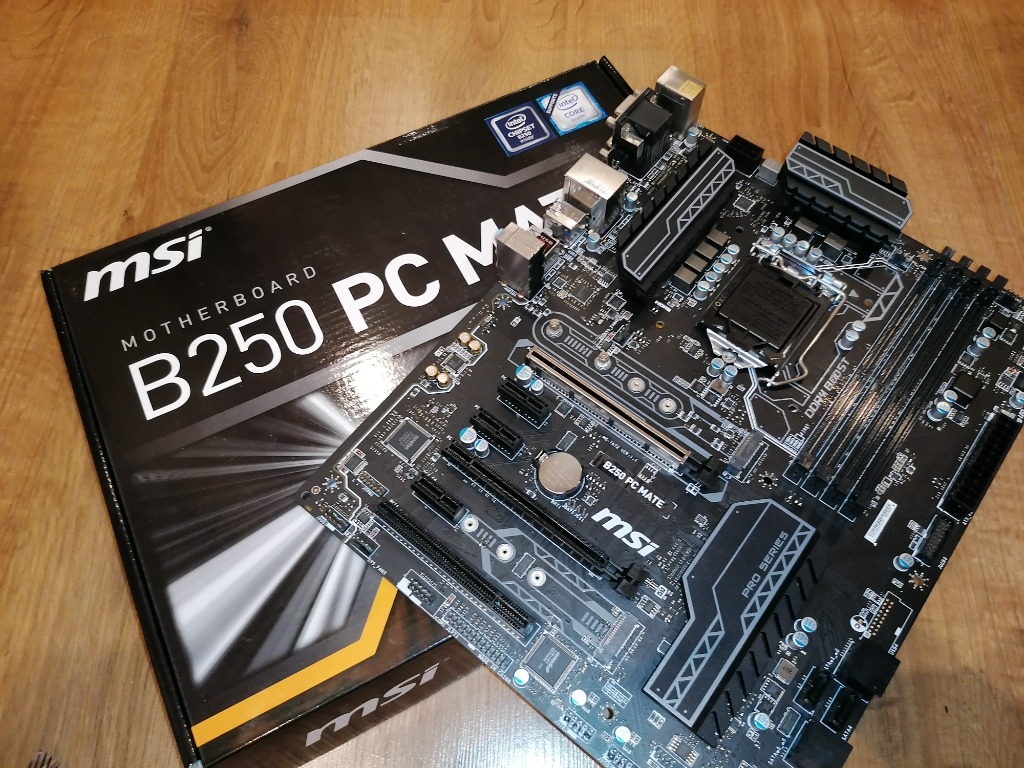 Plyta Glowna Msi B250 Pc Mate Lga1151 Ddr4 Skylake Mieszkow Kup Teraz Na Allegro Lokalnie