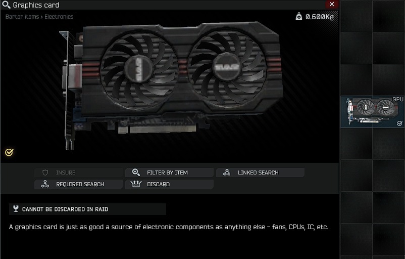 WIPE Graphics cards EFT Escape From Tarkov Polska Cerekiew Kup teraz na Allegro Lokalnie