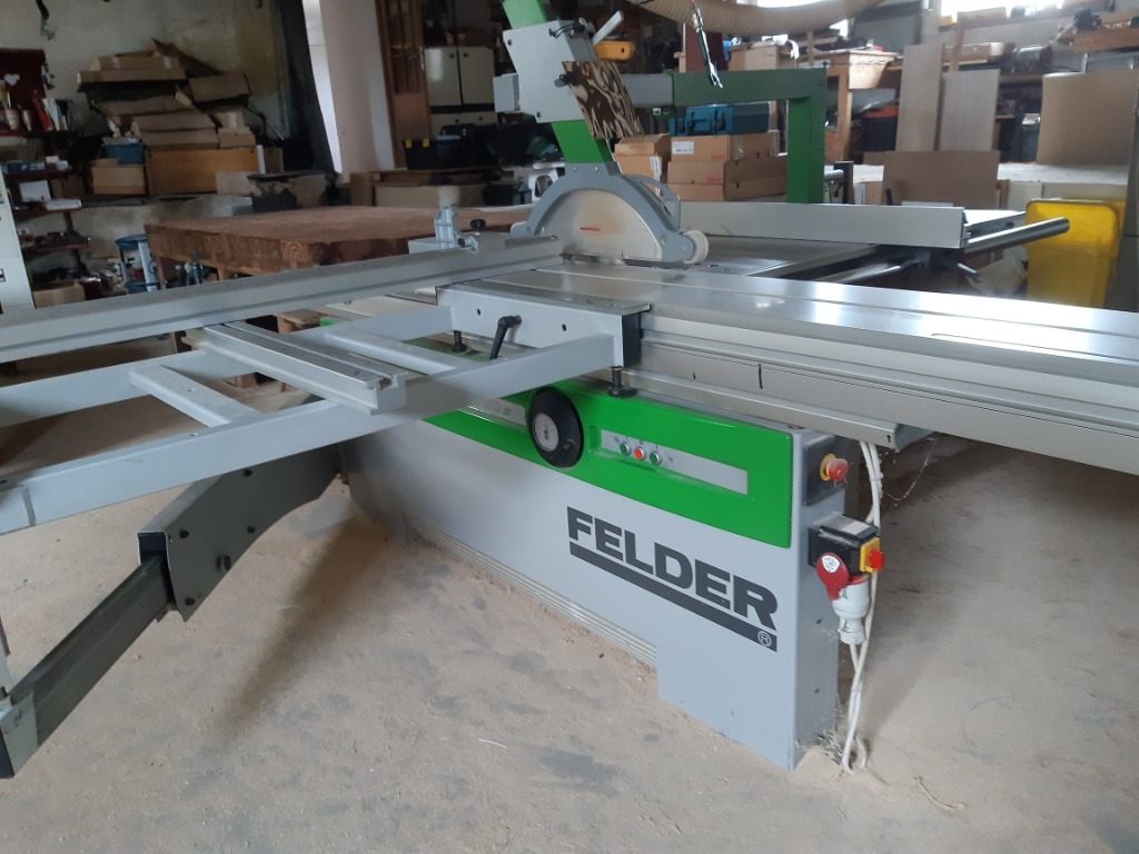 Piła formatowa FELDER K700 S, pierwszy właściciel BRZEŻNO