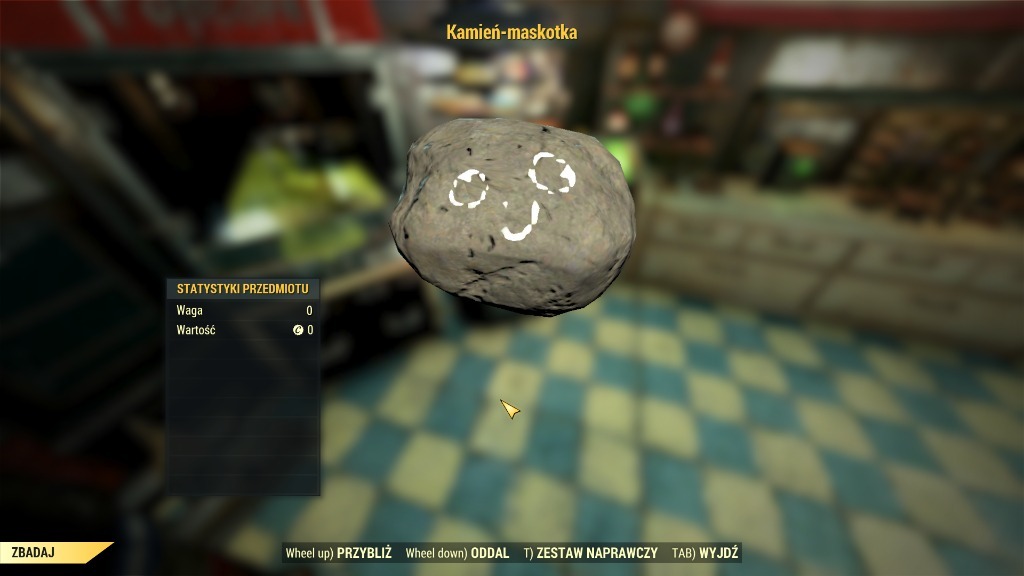Kamień maskotka (Pet rock) kolekcjoner Fallout 76 Warszawa Kup