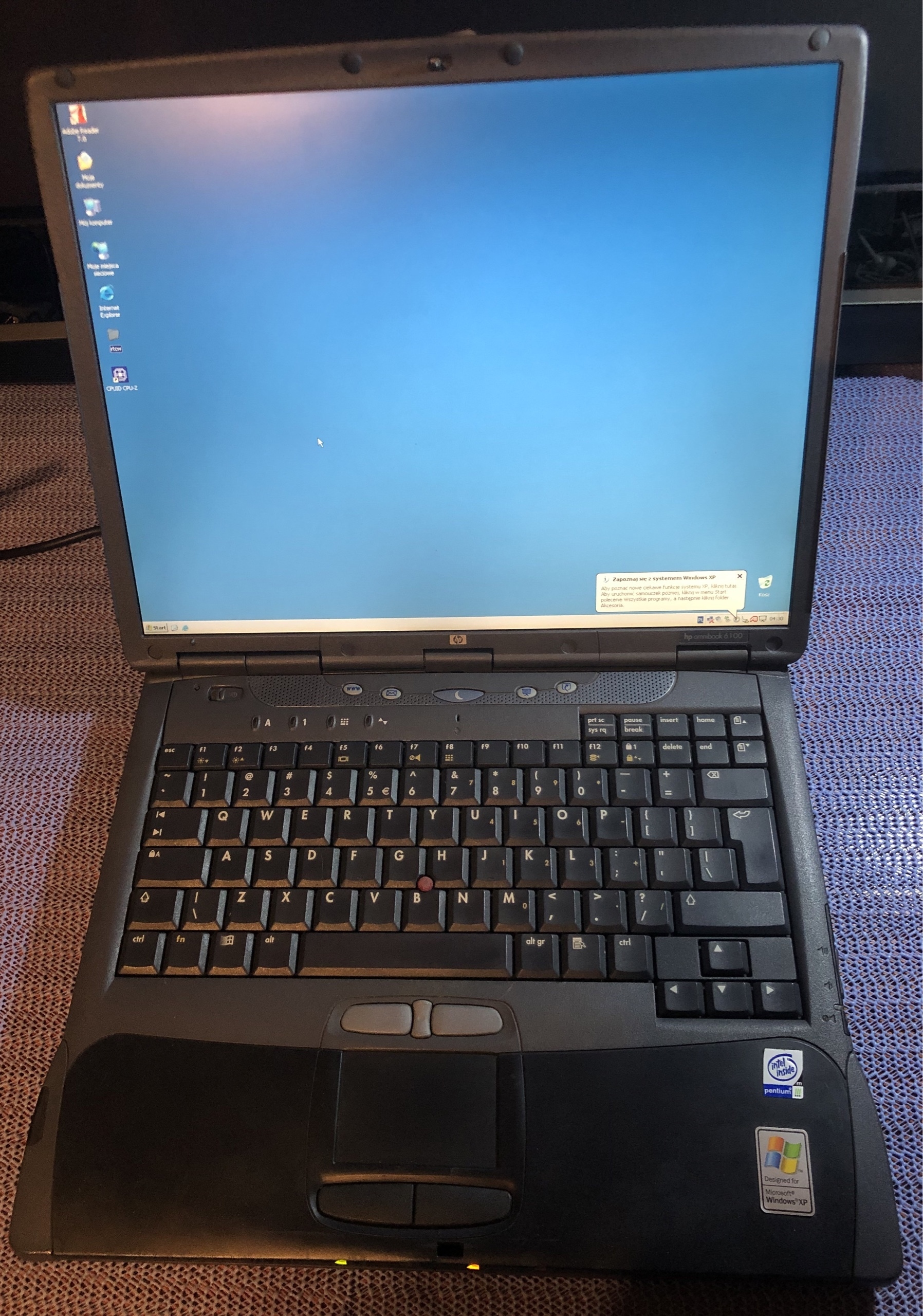 Laptop HP Omnibook 6100 Pentium 3 1.1 Warszawa Licytacja na Allegro
