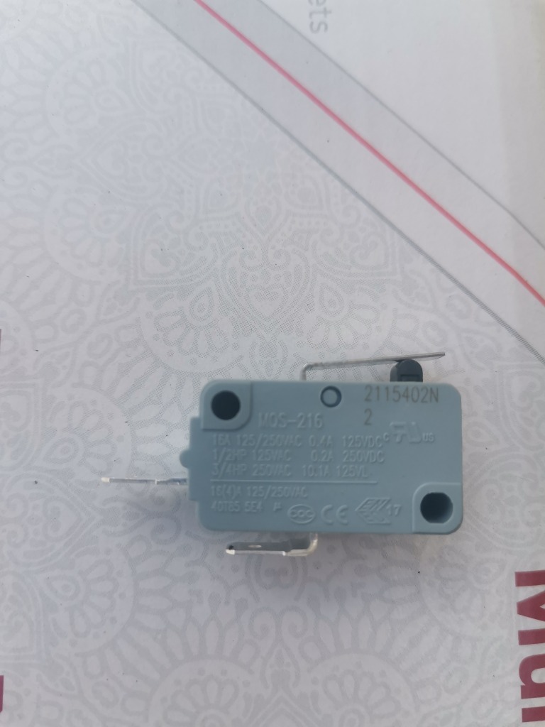 Mikrowłącznik Karcher kuchenka MQS-216 16A | Barkowo | Kup teraz na ...