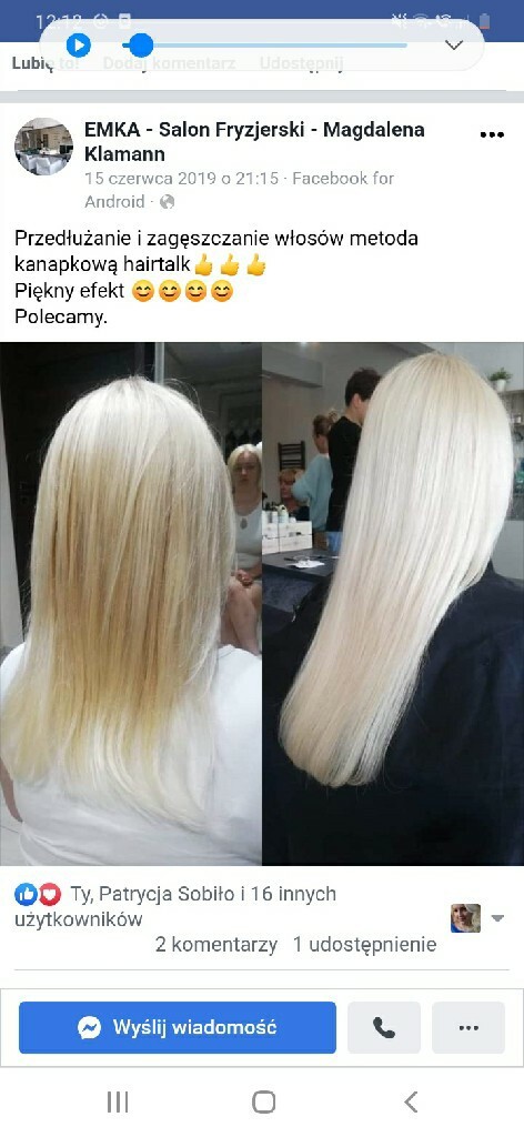 Wlosy Hairtalk Przedluzane Wlosy Blond Kup Teraz Za 700 00 Zl Lubichowo Allegro Lokalnie