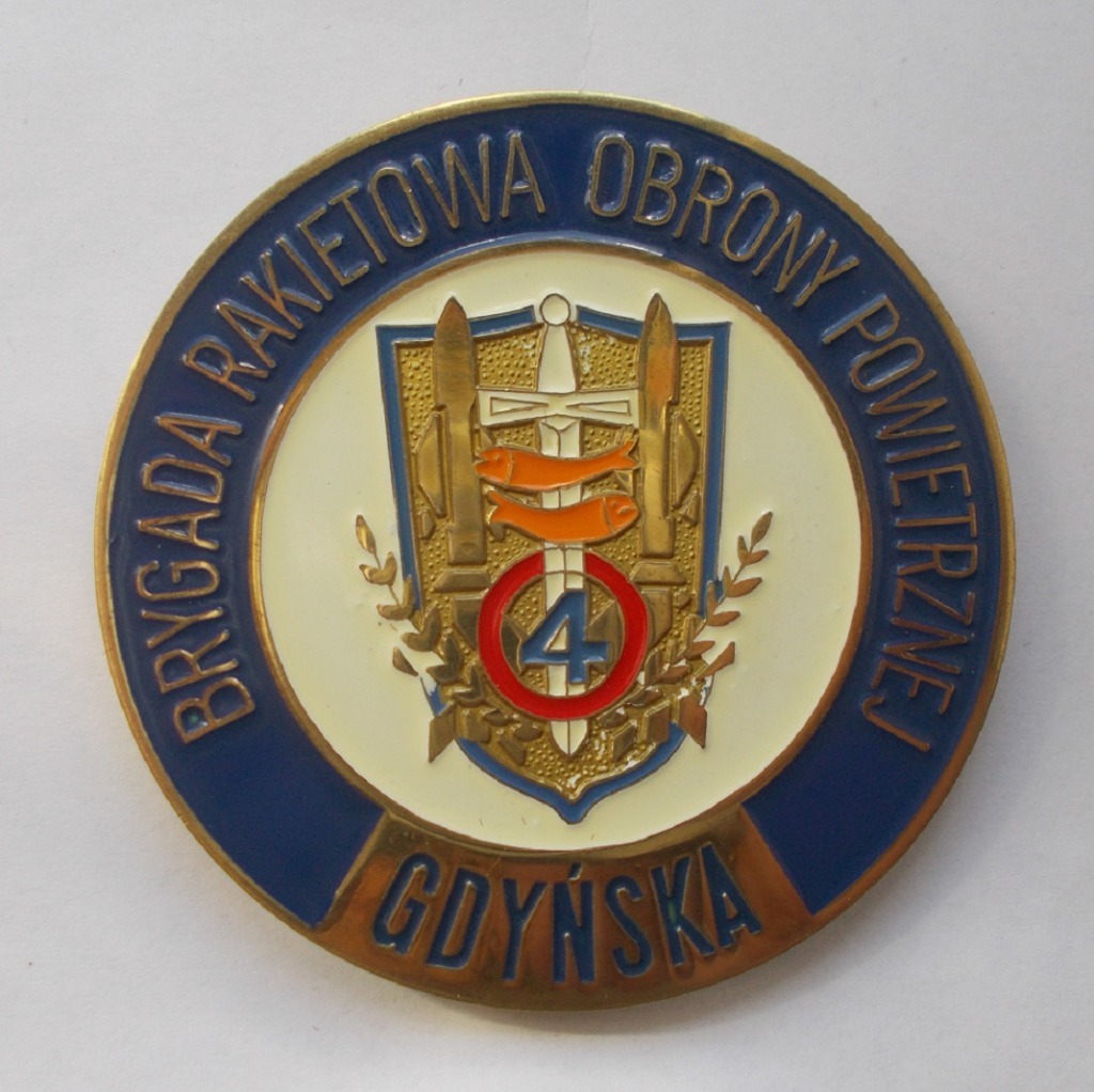 Medal 4 BRYGADA RAKIETOW OBRONY POWIETRZNEJ GDYNIA Słupsk Licytacja