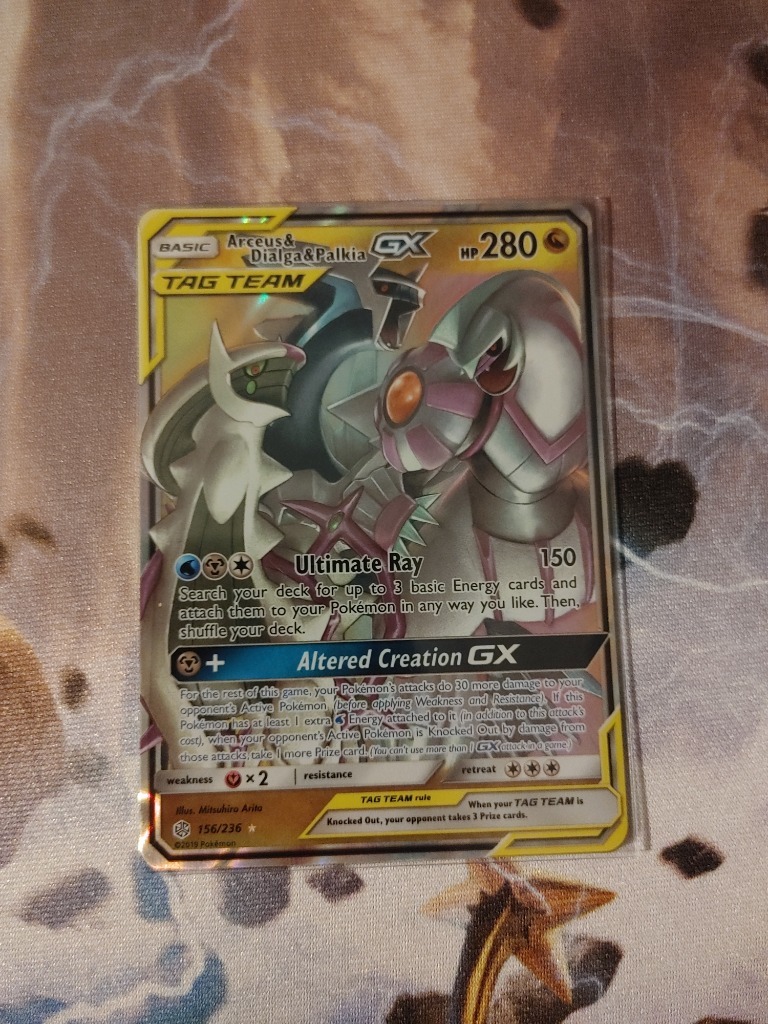Arceus & Dialga & Palkia GX Tag Team 156/236 Stryków Kup teraz na