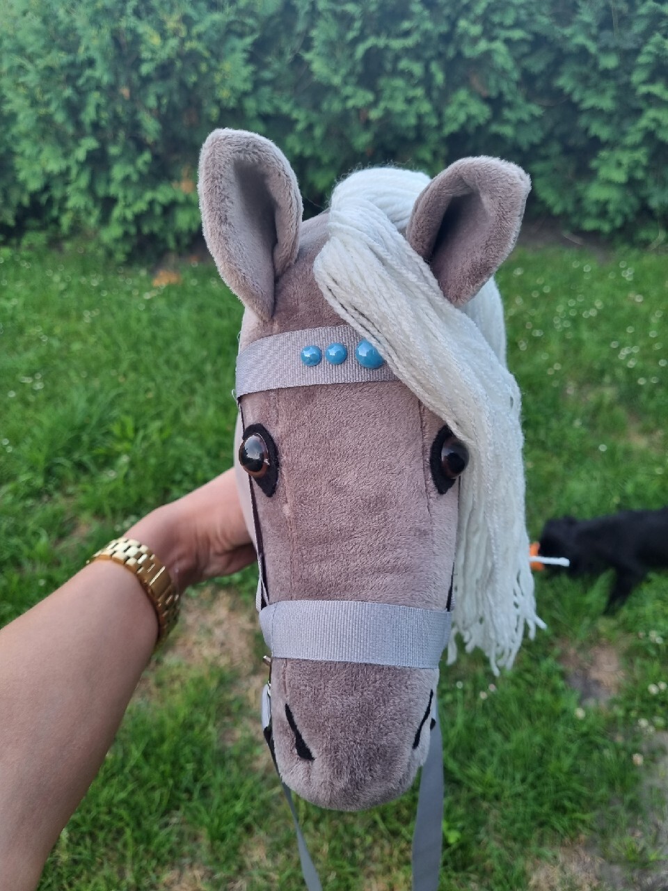 Hobby horse. Z oglowiem. Kolor "przepiórczy" Ostrów Mazowiecka Kup