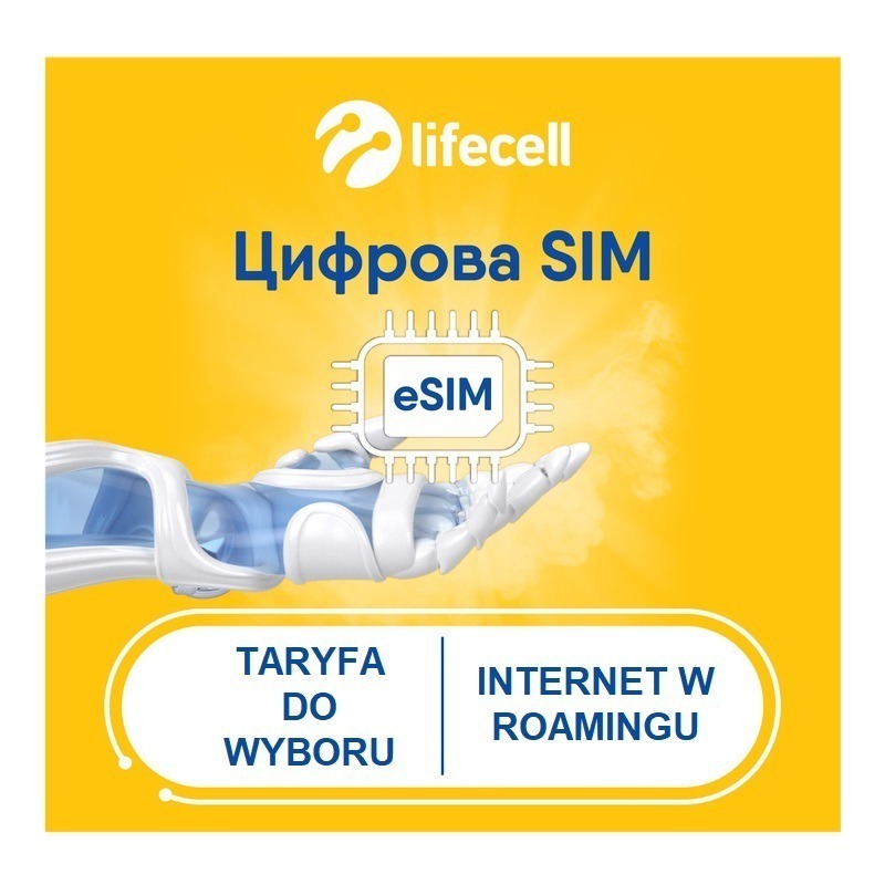 eSIM lifecell internet europa roaming kyivstar | Warszawa | Kup teraz na Allegro Lokalnie