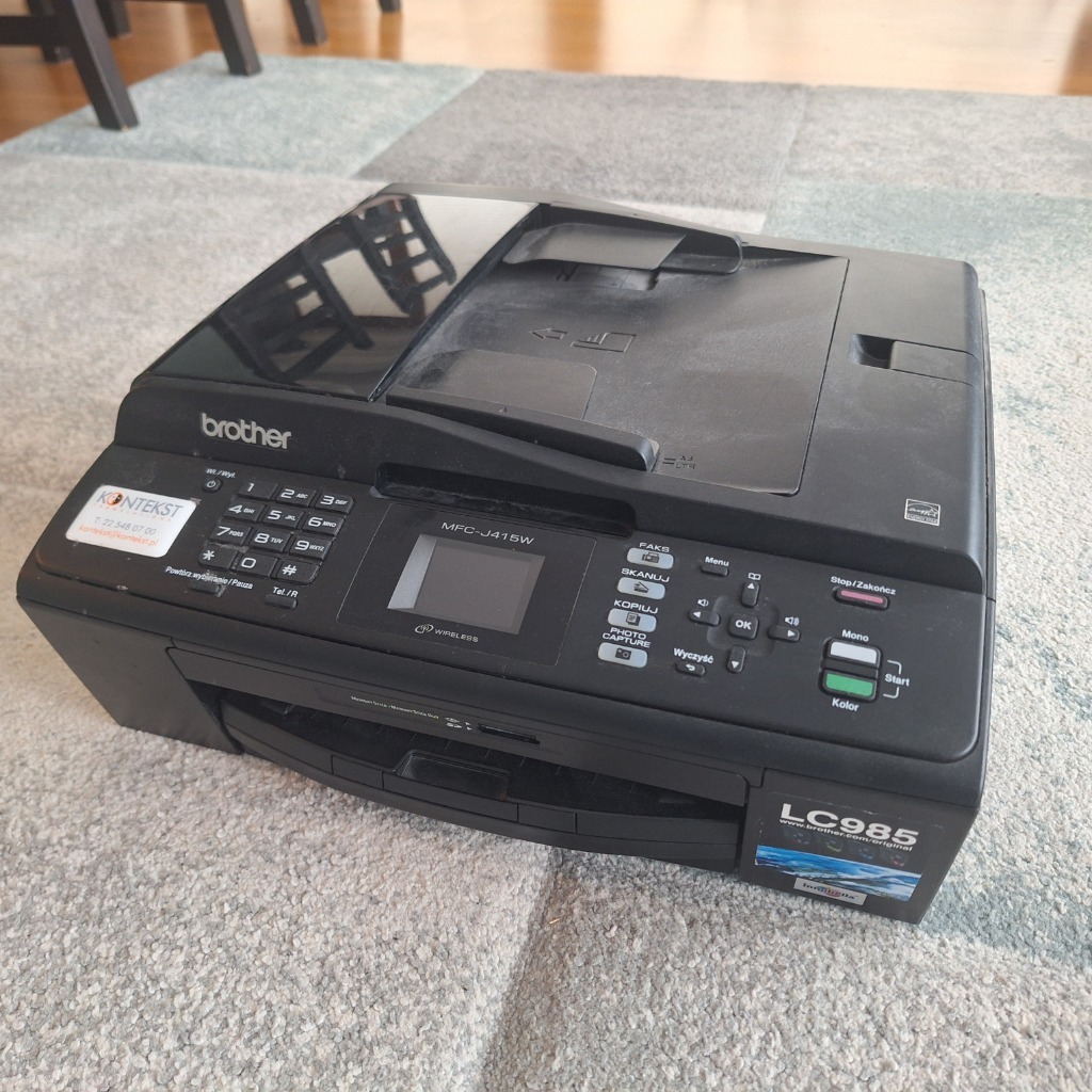 Drukarka atramentowa Brother LC985 + Tusze Warszawa Kup teraz na