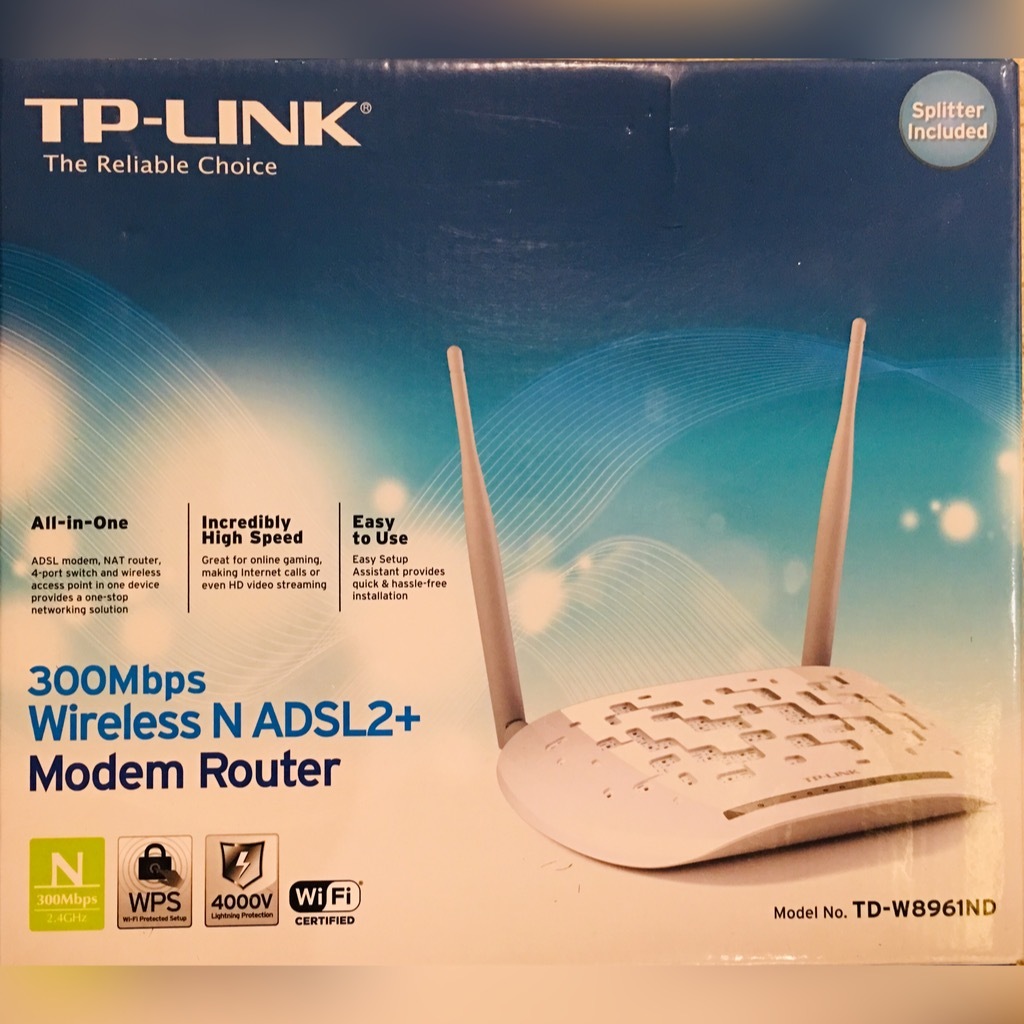Tp Link Router 300 Mbps Wi Fi Adsl2 Kup Teraz Za 49 00 Zl Opole Allegro Lokalnie