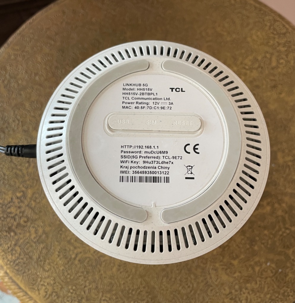 ROUTER 5G TCL LINKHUB Home Station HH515 HH515V | Warszawa | Kup teraz ...