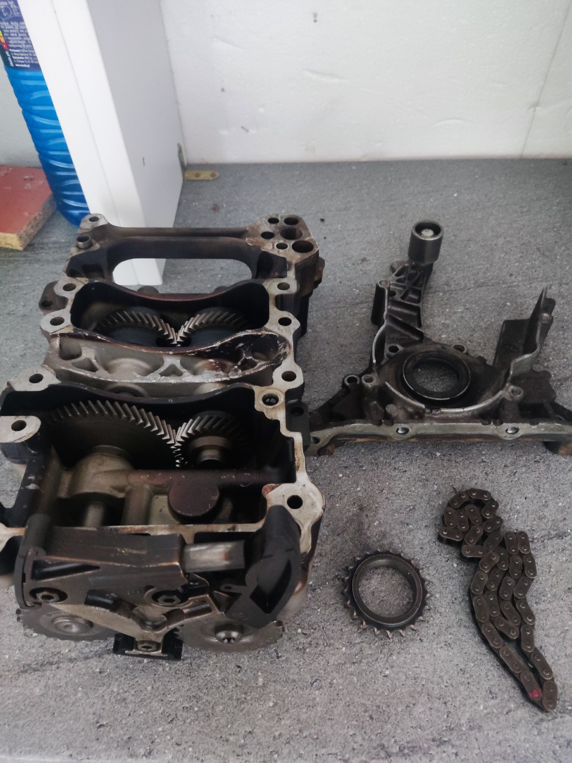 НАСОС OLEJU, ВАЛИ WYROWNOWAZAJACE 2.0 FSI 06B103535B AUDI, VW, РОБОЧА 