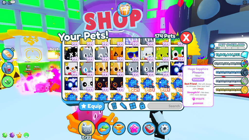 Huge Sapphire Phoenix PET SIMULATOR X Strzelce Opolskie Kup teraz