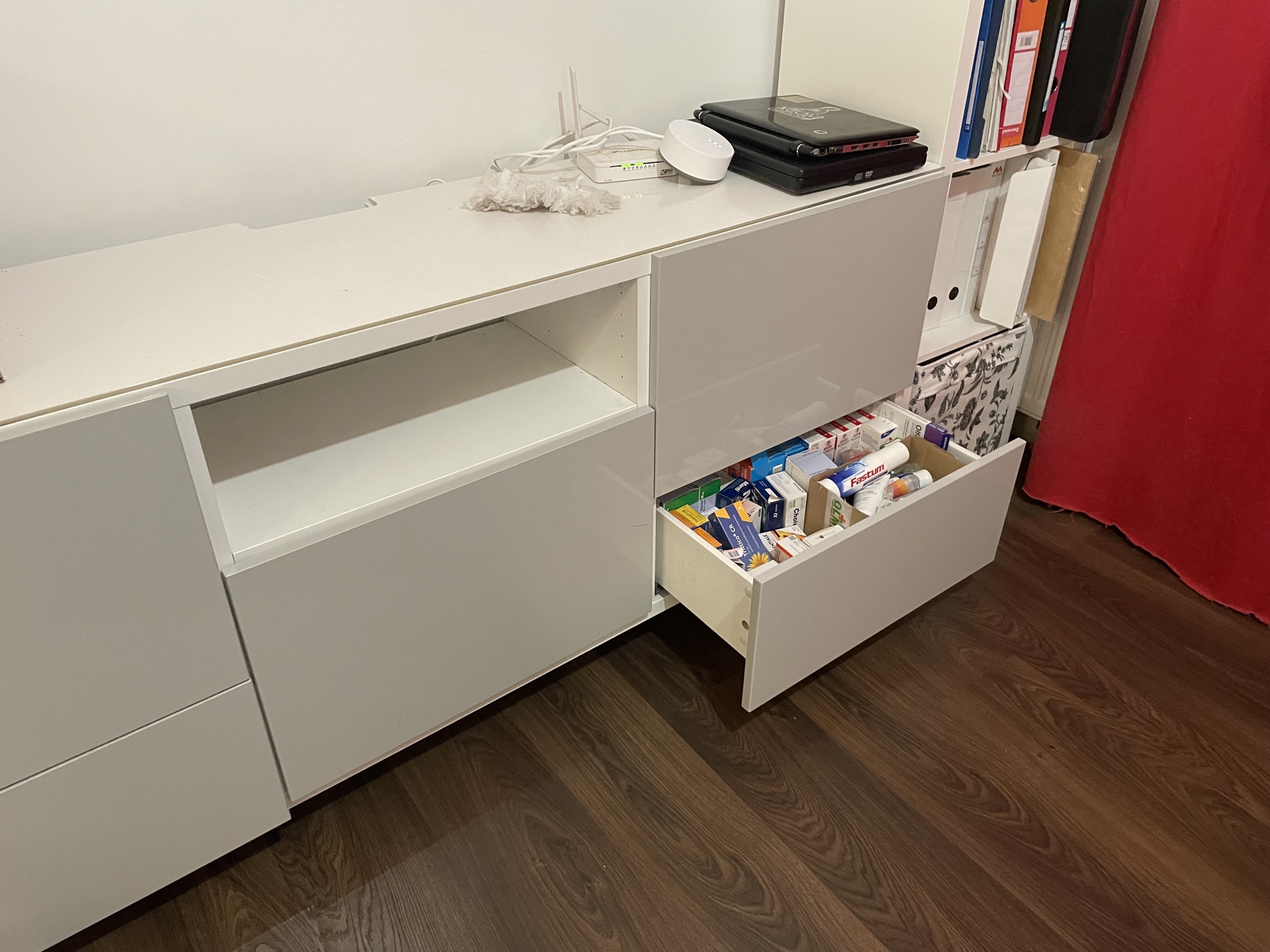 Komoda IKEA Besta 180cm szerokości z szufladami Warszawa Ogłoszenie