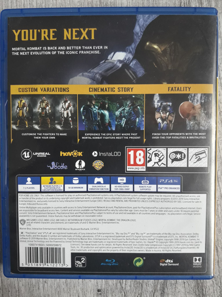 Gra Mortal Kombat 11 MK11 PS4/PS5 Playstation Legnica Kup teraz na