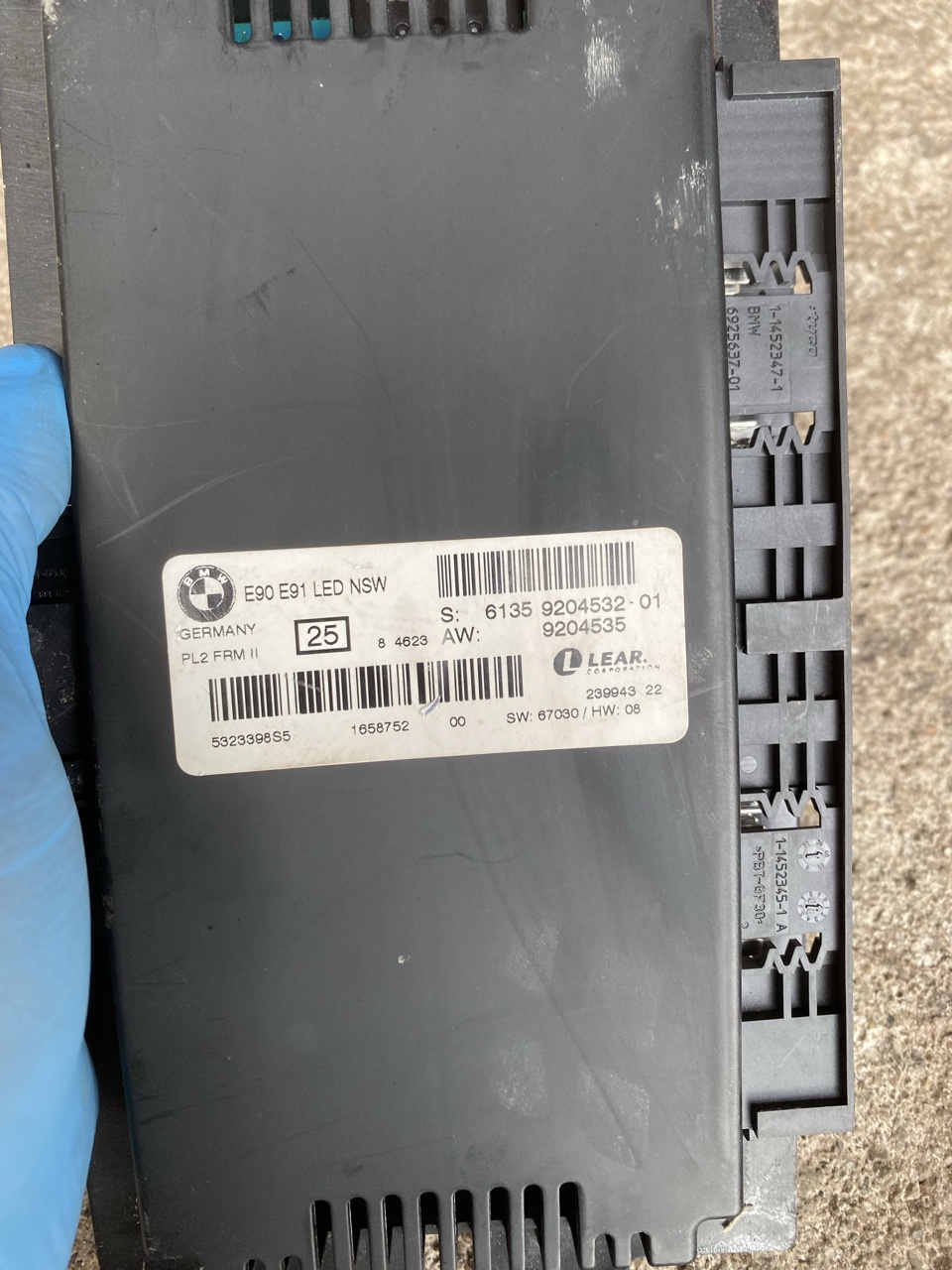 МОДУЛЬ БЛОК КЕРУВАННЯ СВІТЛА BMW E90 E91 6135 9204532 - 01 