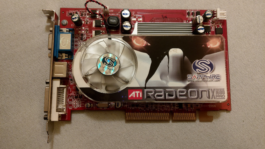 Karta Sapphire ATI Radeon X1600 PRO AGP 128bit Wyszków Kup teraz