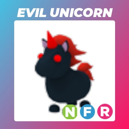 Roblox Adopt Me Neon Evil Unicorn FR CzechowiceDziedzice Kup teraz