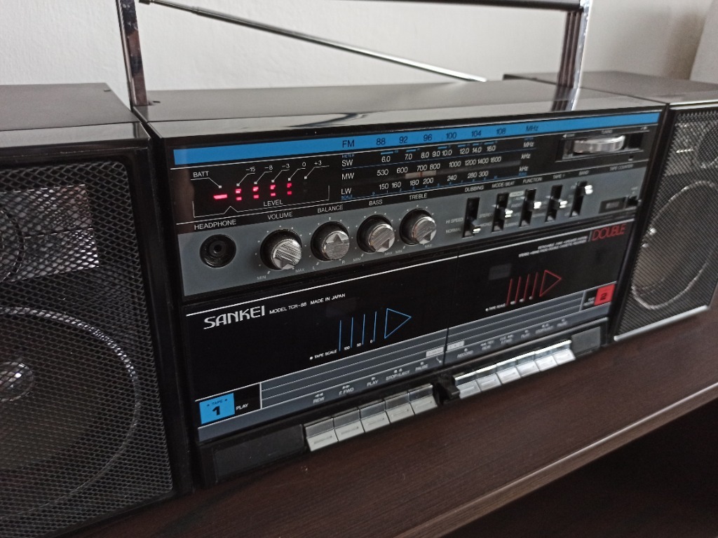 RADIOMAGNETOFON SANKEI TCR-88 / MADE IN JAPAN !! | Kraków | Licytacja ...