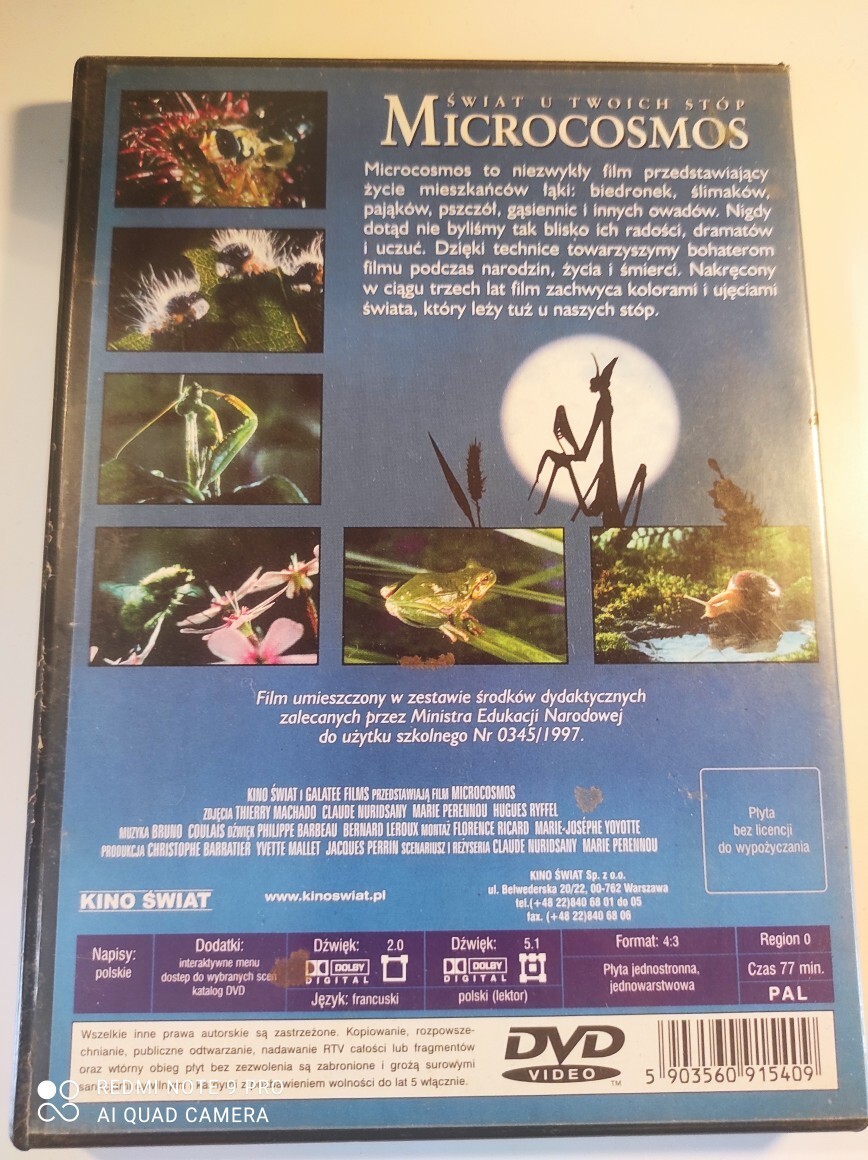 Microcosmos film DVD Tarnów Kup teraz na Allegro Lokalnie