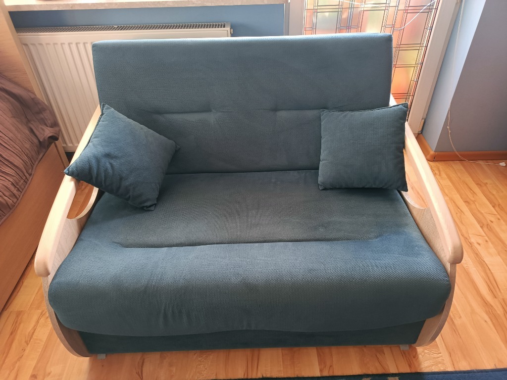 Sofa rozkładana Black Red and White Lublin Ogłoszenie na Allegro