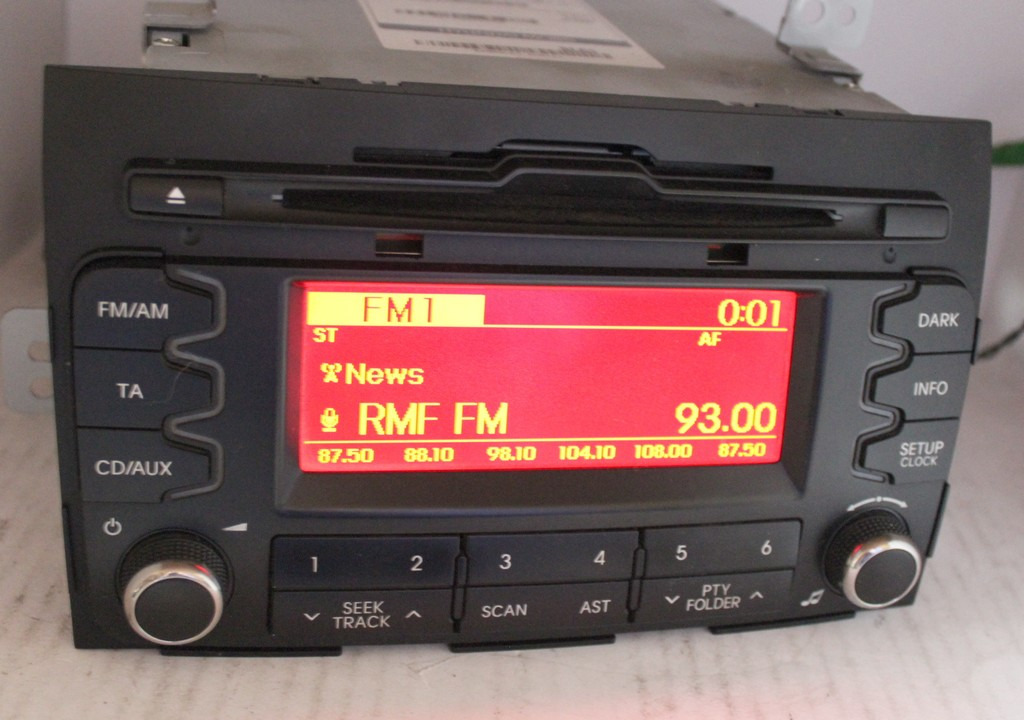 RADIO KIA SPORTAGE SPRAWNE bluetooth usb aux cd Jaworzno Kup teraz