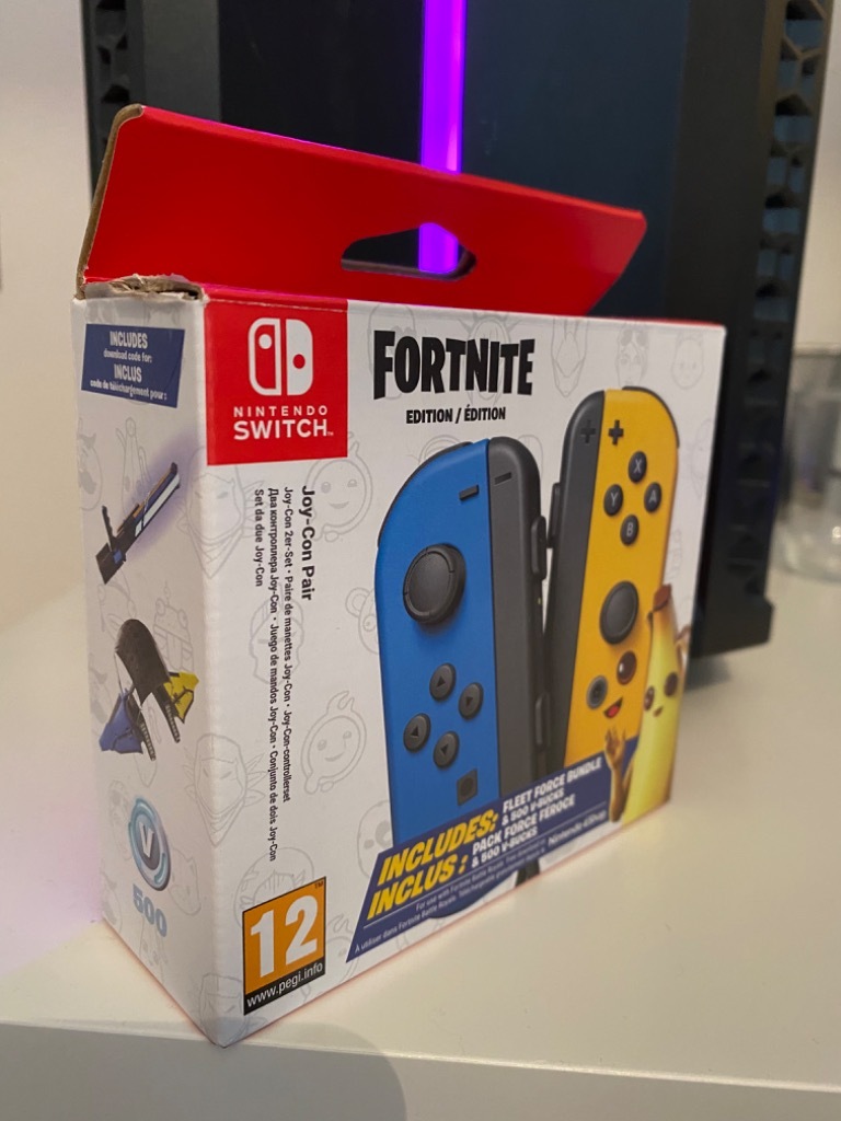 JOYCON FORTNITE EDITION + KOD NA VDOLCE / SWITCH Warszawa Kup