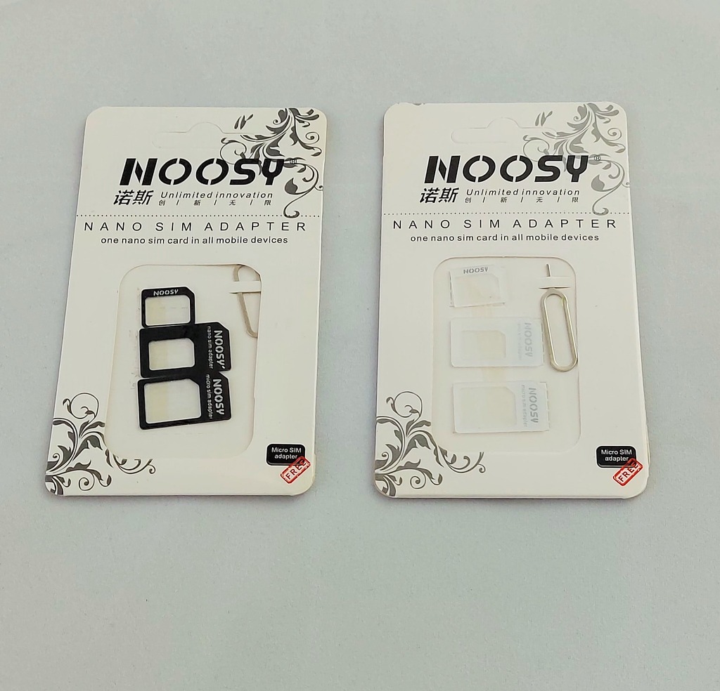 Zestaw Adapterow Noosy Karta Sim Nanosim Microsim Kup Teraz Za 2 00 Zl Zabki Allegro Lokalnie