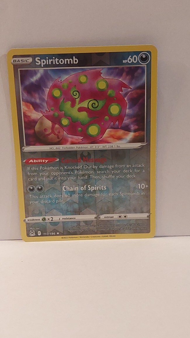 Spiritomb Reverse Holo 117/196 | Pozna | Kup teraz na Allegro Lokalnie