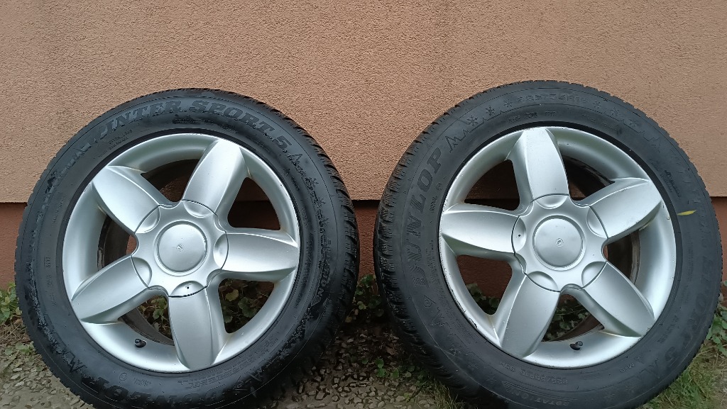ДИСКИ VW AUDI SEAT + DUNLOP 225/55/16 XL 4 ШТ 5 X112 