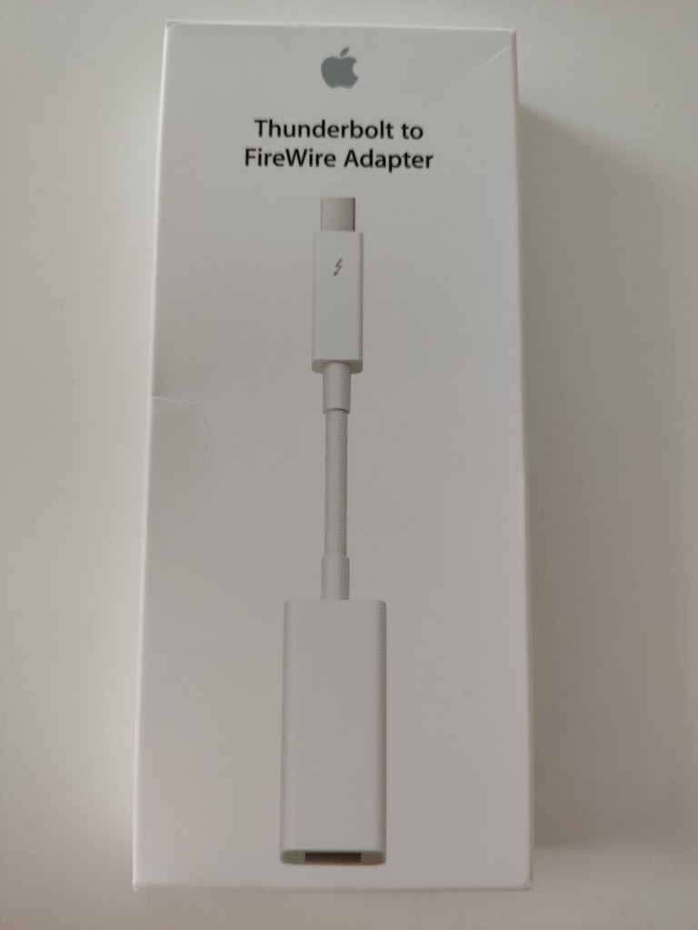 Przejściówka Thunderbolt to Firewire Adapter biały Pasłęk Kup teraz