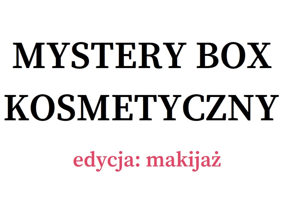 MYSTERY BOX KOSMETYCZNY tajemnicze pudełko Zielona Góra Kup teraz