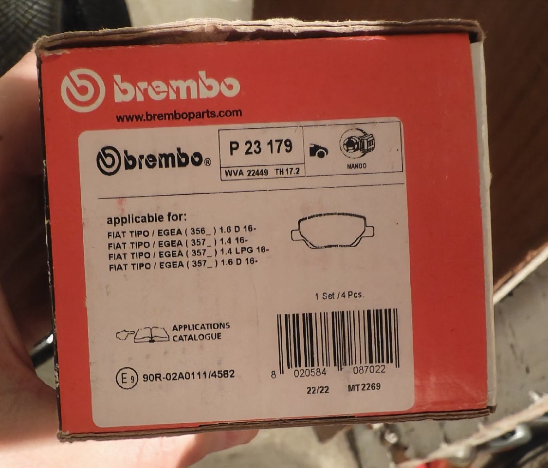 КОЛОДКИ ГАЛЬМІВНЕ BREMBO P23179 