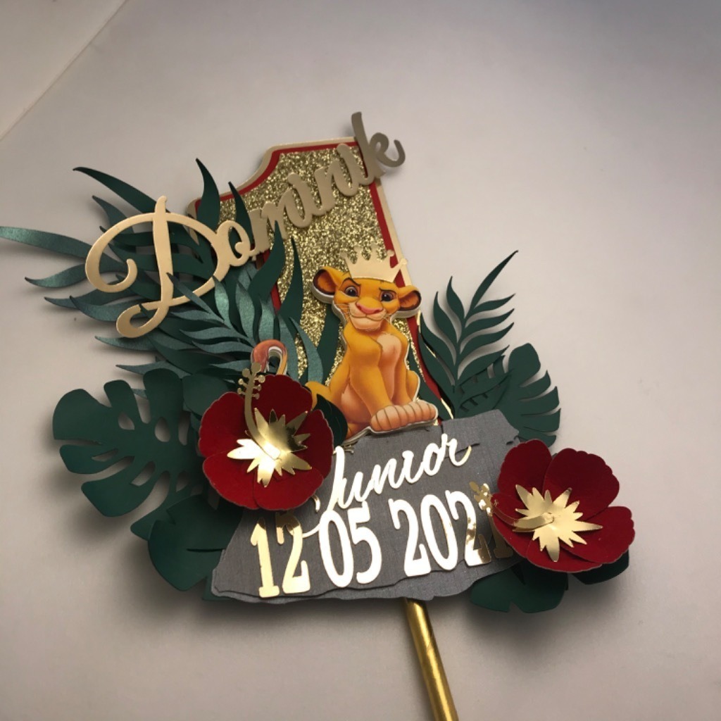 Topper Simba król lew urodziny safari | Nowy Sącz | Kup teraz na ...