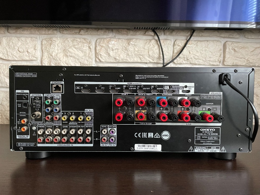 Amplituner Onkyo TXNR636 7.2 THX Lewin Brzeski Kup teraz na