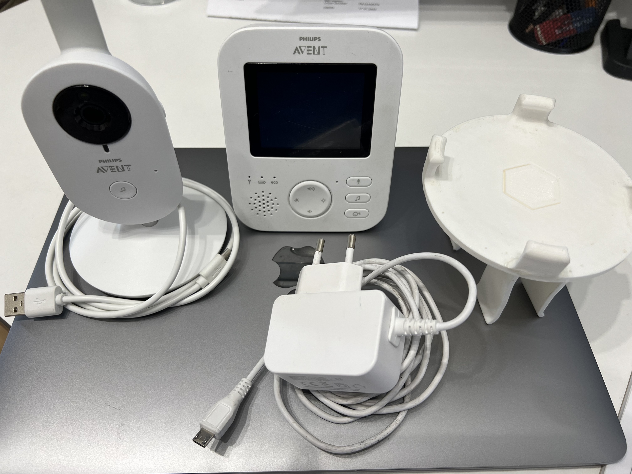 Caricabatterie Micro Usb 5V1A Per Philips Avent Baby Monitor