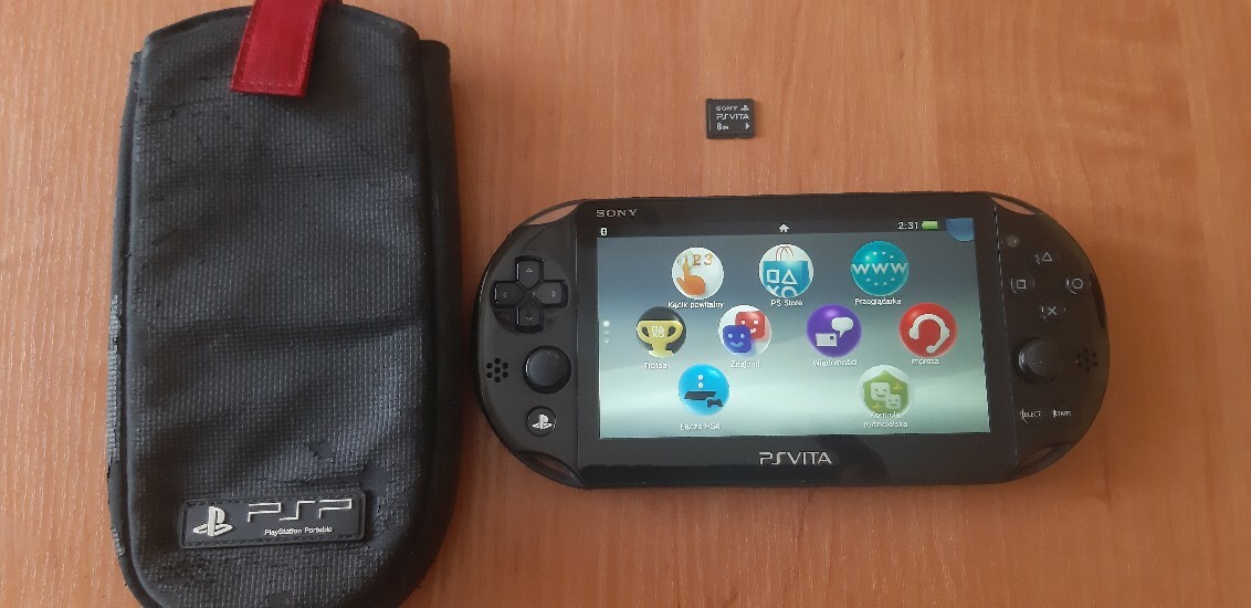 Konsola Sony ps Vita Pch2016 slim Wysin Kup teraz na Allegro Lokalnie