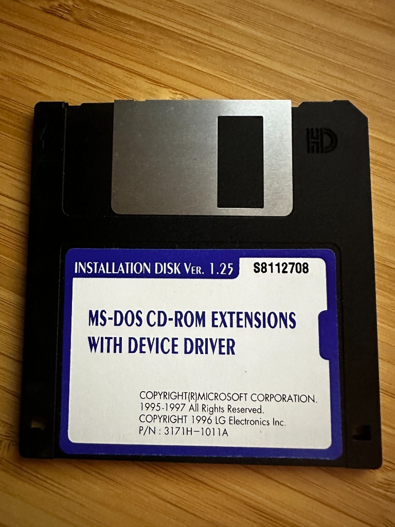 MSDOS cdrom extensions with device drivers 1.25 Warszawa Kup teraz na Allegro Lokalnie