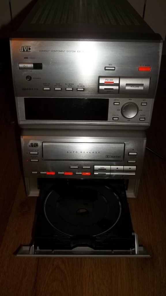 SUPER MINI WIEZA JVC EXTD55R KOLUMNY PILOT Lwówek Licytacja na Allegro Lokalnie