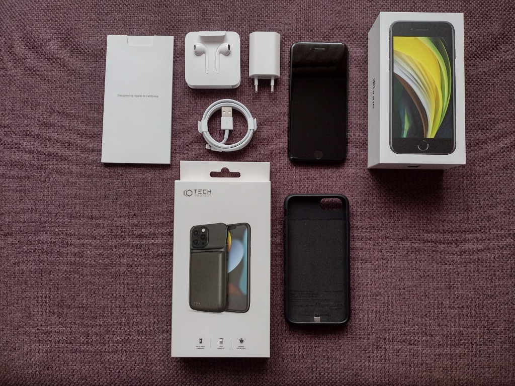iPhone SE 2020 128GB Black + etui z powerbankiem Kielce Kup teraz na Allegro Lokalnie