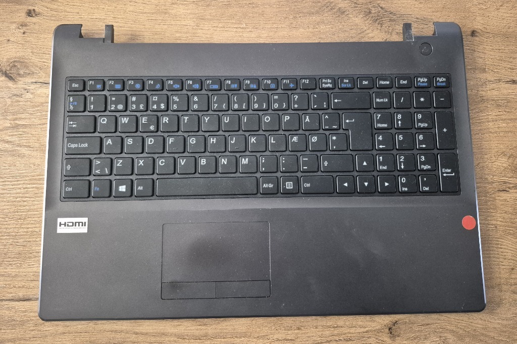 Duka PC W950TU Obudowa Górna Palmrest Klawiatura Touchpad Power ...
