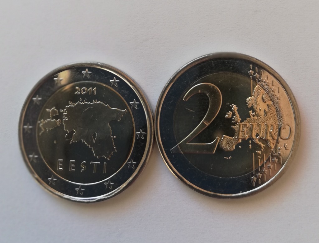 2 Euro Estonia 2011 mennicze Kołobrzeg