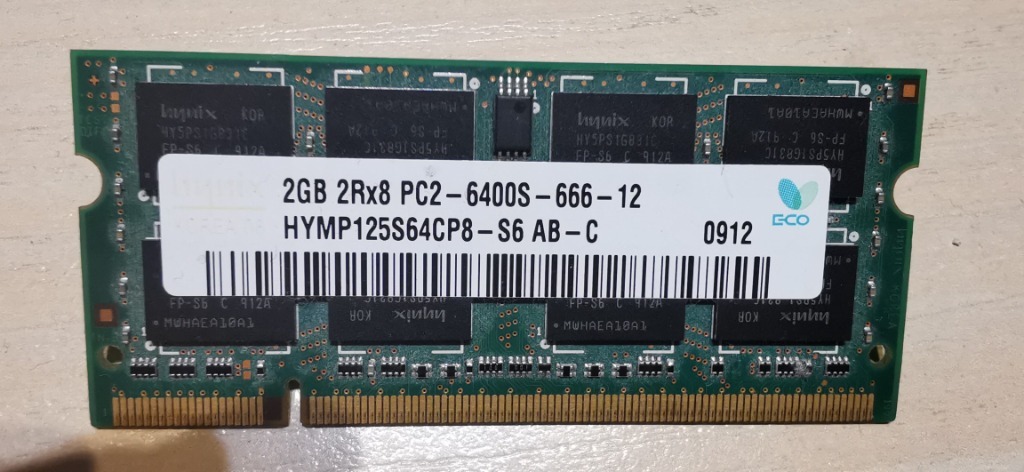 HYNIX 2GB PC2-6400 HYMP125S64CP8-S6 AB-C | Kraków | Kup teraz na ...