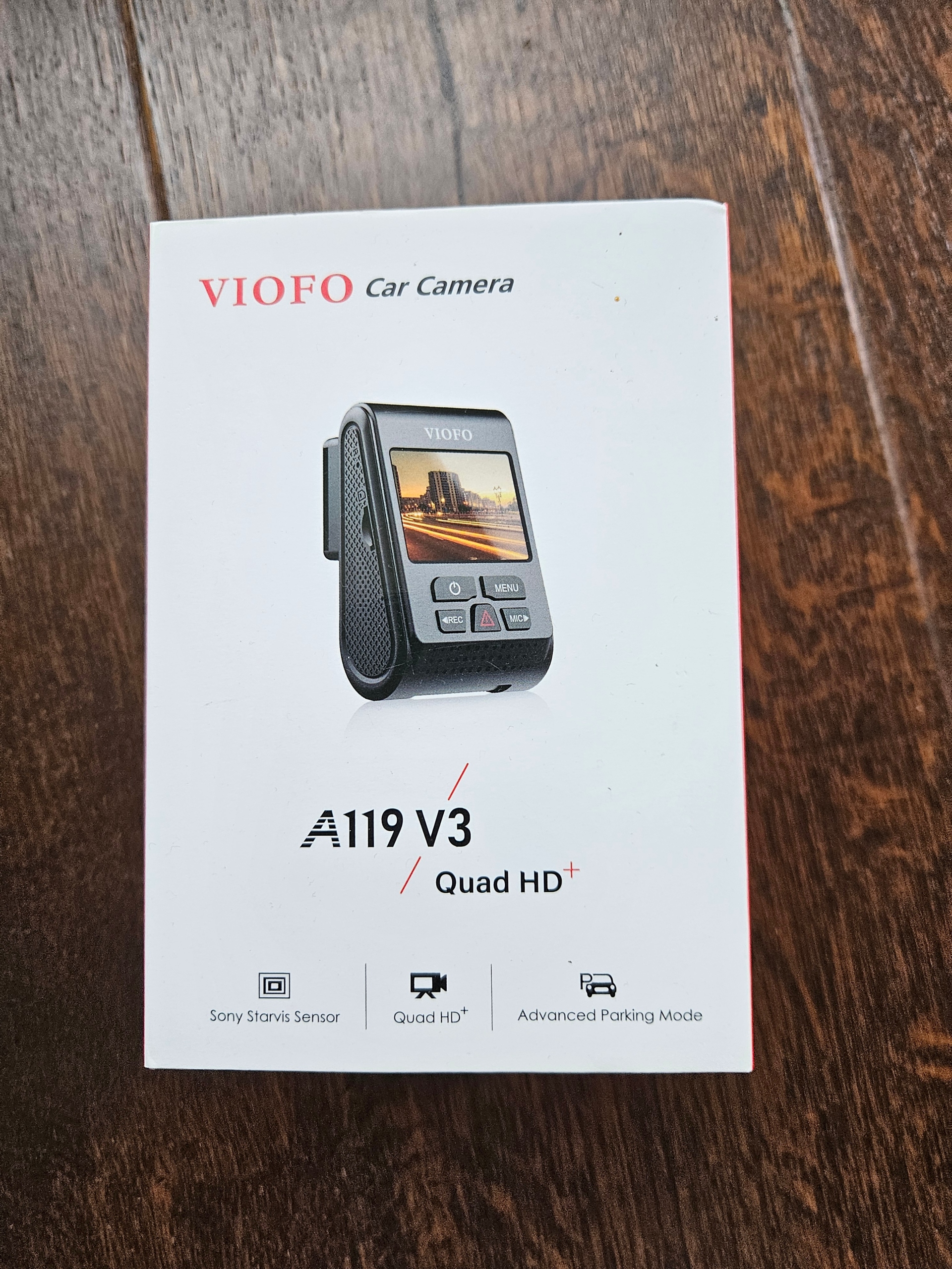 КАМЕРА АВТОМОБІЛЬНА VIOFO A119 V3 QUAD HD+ 