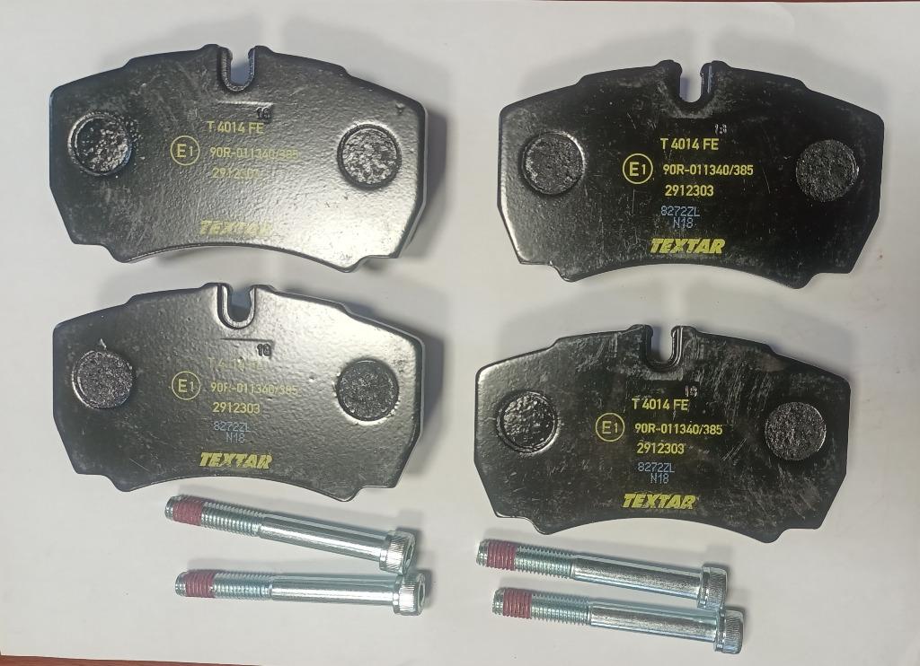 КОЛОДКИ ГАЛЬМІВНЕ TEXTAR 2912303 IVECO ЗАД 