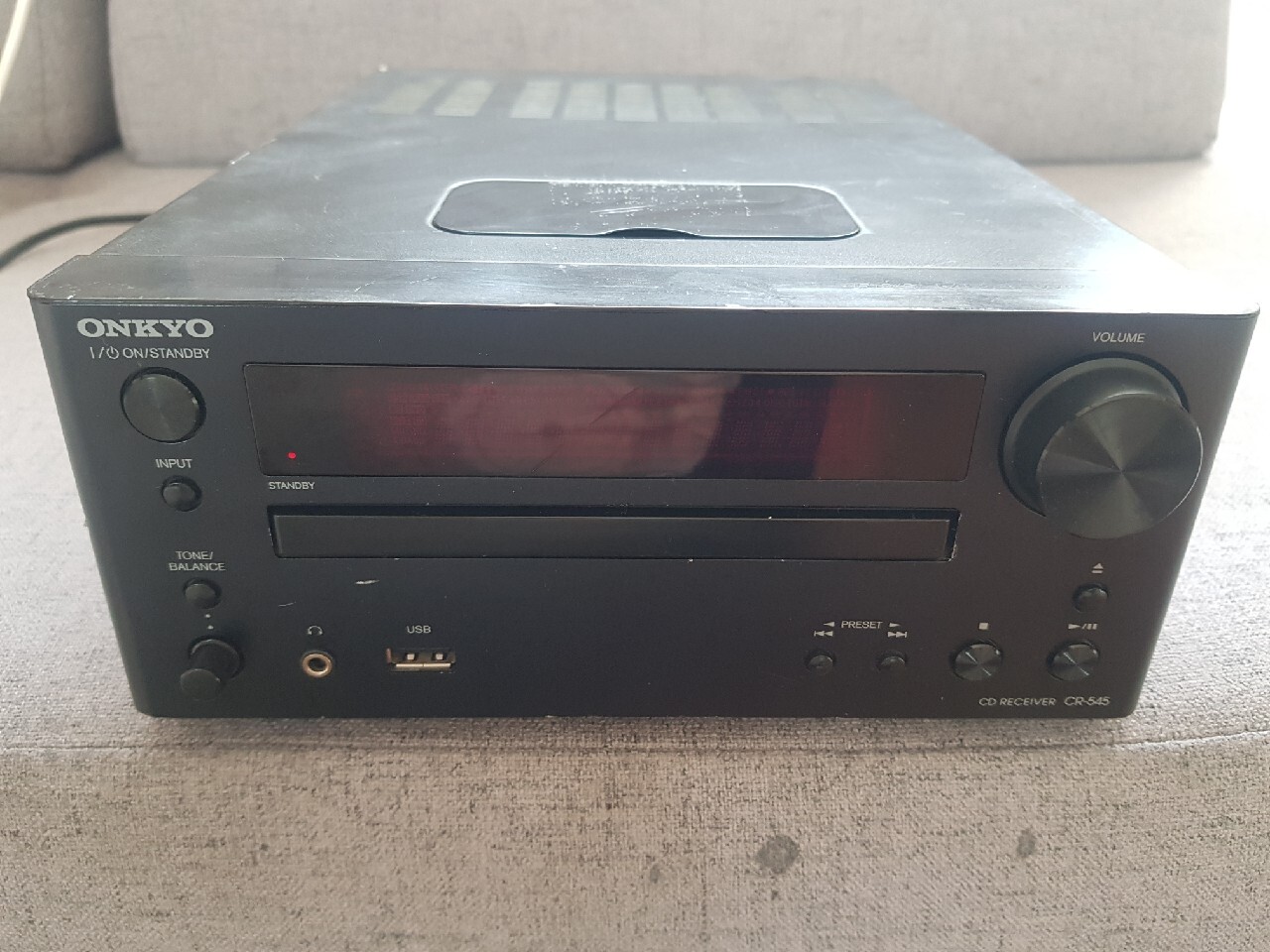 Onkyo CR545 mini amplituner z CD,USB,ipod RUDA ŚL Licytacja na