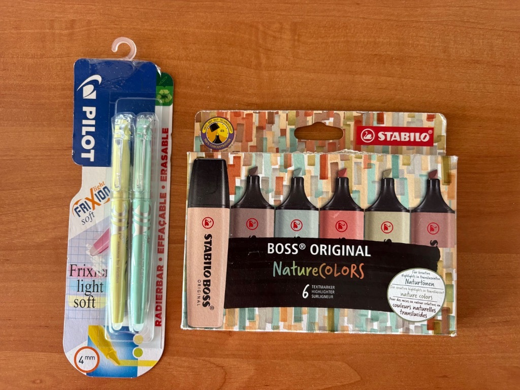 Zakreślacze Stabilo Nature Colors + Pilot Frixion Light Soft | Gniezno ...