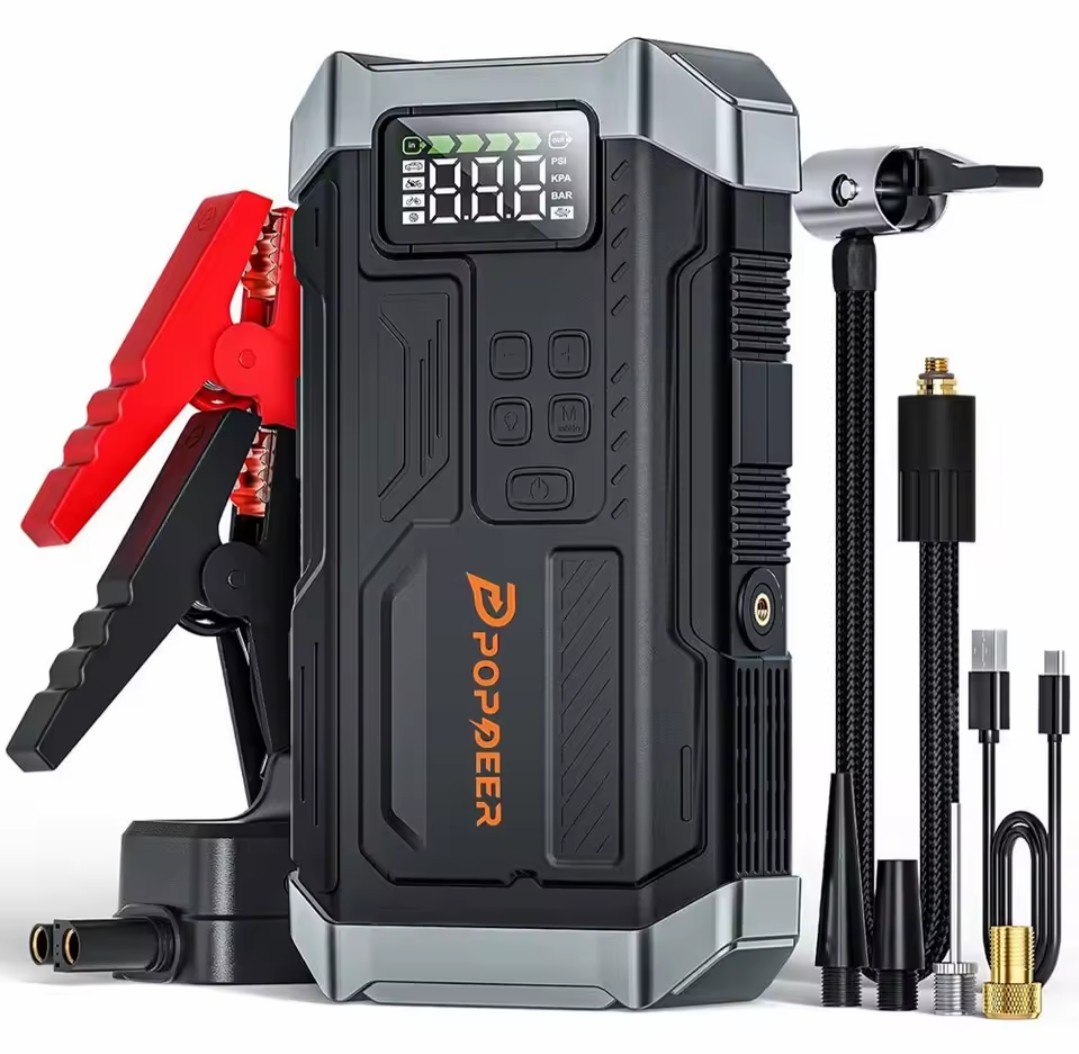 POPDEER PD-JA3 5000 A УСТРОЙСТВО ПУСКОВЫЕ / ПРИКУРИВАТЕЛЬ СТАРТЕР BOSTER КОМПРЕССОР 