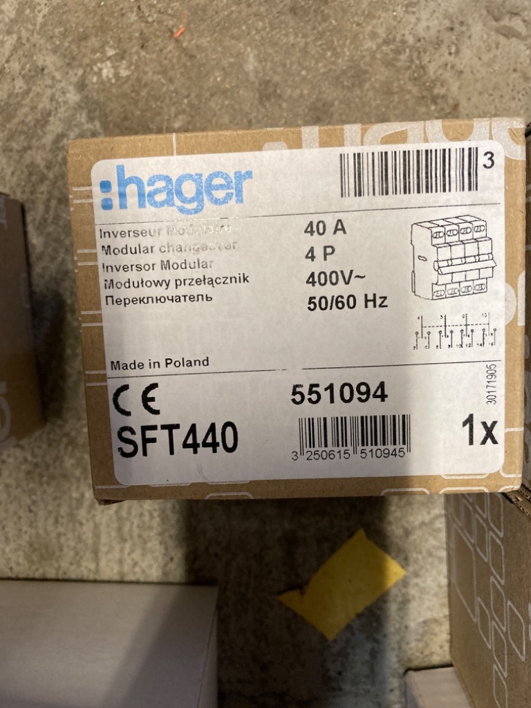 Hager SFT440 rozlacznik siec agregat | Wrocław | Ogłoszenie na Allegro ...